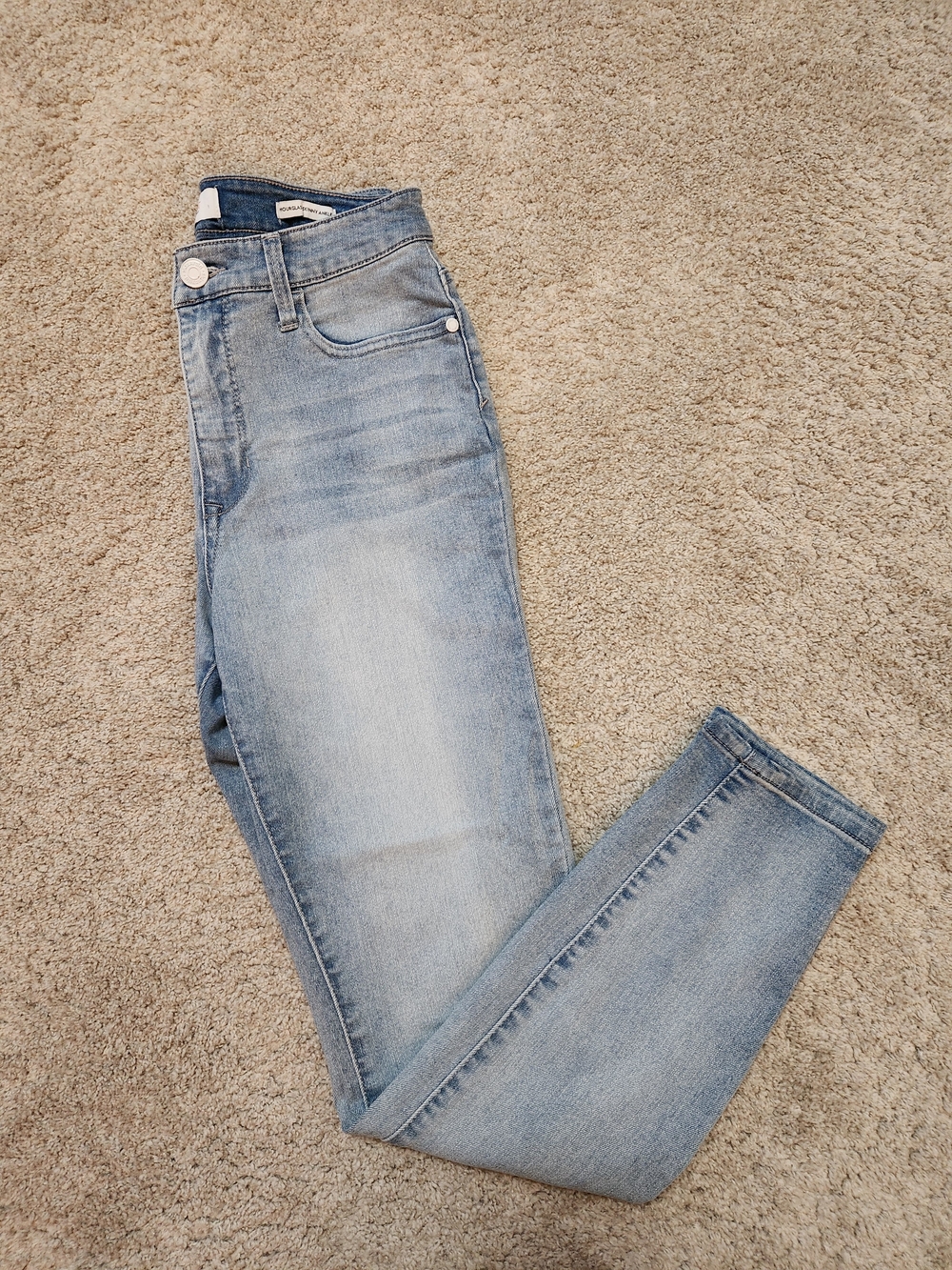 Women’s Light Blue High-Rise Skinny Jeans - Picture 11 of 12